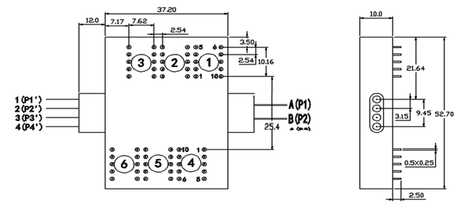 2x4 Mechanical Optical Switch 2x4 Mechanical Optical Switch