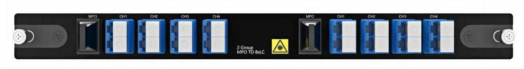   2 Groups MPO TO 8xLC