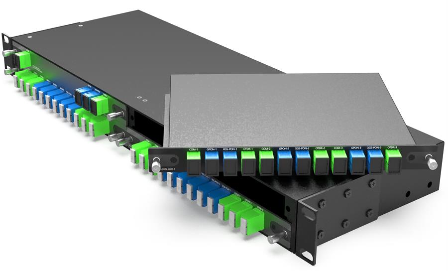3CH WDM GPON XGS-PON And OTDR Plug-in LGX Box