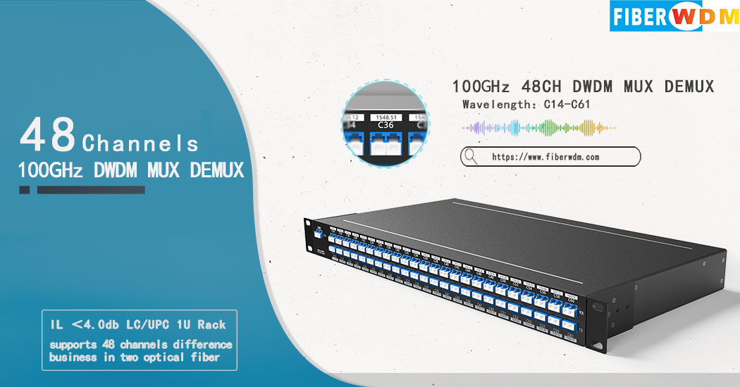 100GHz 48CH DWDM MUX DEMUX